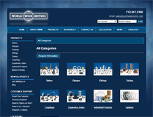 Tablet Screenshot of products.worldwidemetric.com